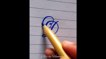 T, D & N alphabets | Flourish letters | #calligraphy #viral #shorts #trending