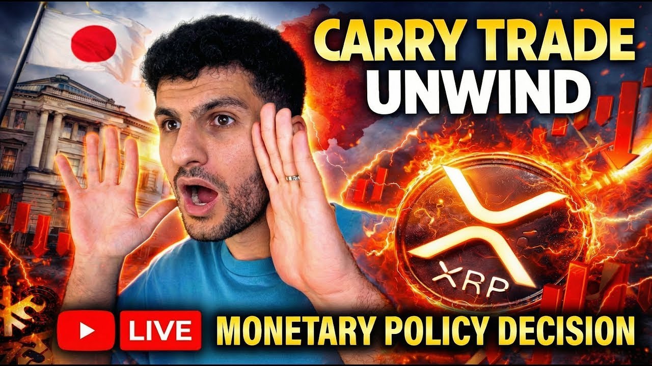 🚨 LIVE: Japan Rate Hike  - What will XRP do?