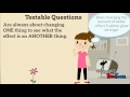 Crafting Testable Questions in Science Experiments