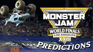My Monster Jam World Finals XXIII Racing Predictions!