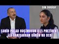 SON DƏQİQƏ. Şəhid Polad Həşimovun qızı Prezident ilə danışarkən görün nə dedi