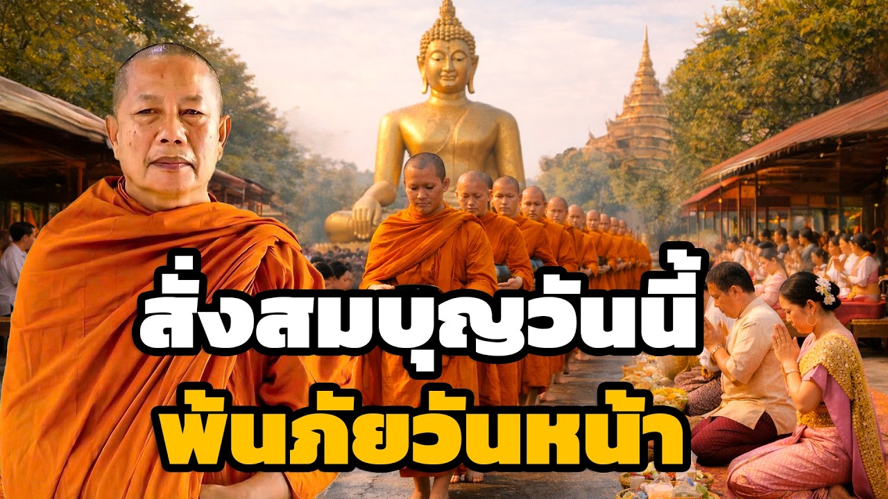 ผู้มีบุญหนุนนำ  ย่อมไม่ระกำยาวนาน ธรรมะคลายทุกข์ พระมหาบุญช่วย ปัญญาวชิโร 4