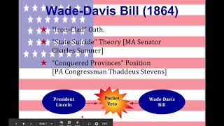 US History: The Reconstruction Era Part I (1865-1877)