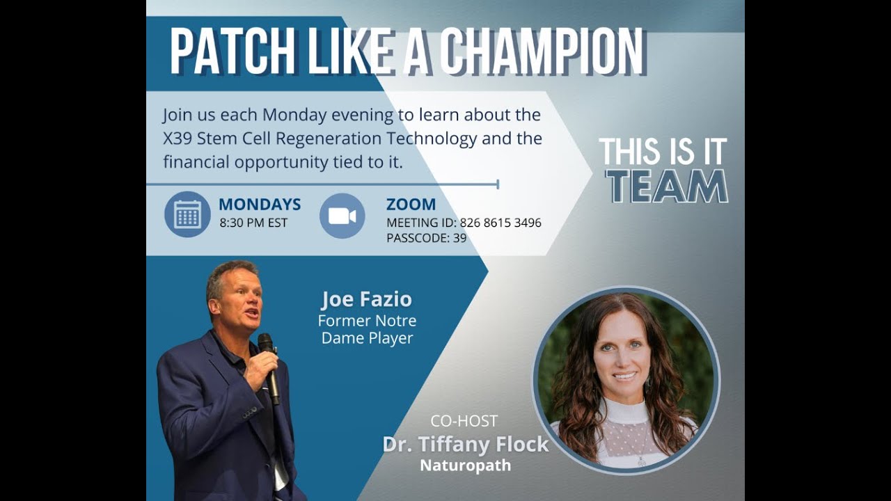 Patch Like a Champion X39 with Joe Fazio and Dr. Tiffany Flock