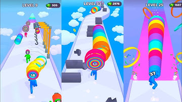 Evolution of Layer Man 3D: Run & Collect Game All Levels Gameplay Walkthrough Android IOS