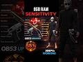 OB53 Sensitivity Settings for 8GB RAM ⚡ 100% Working| Sensivity+ Fire Button Size