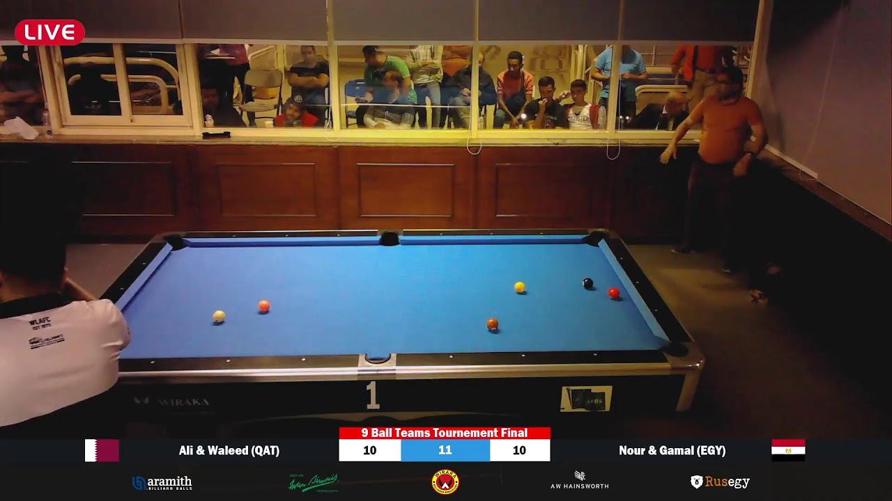 Egypt vs Qatar 9 Ball Teams Final - Arab Cup