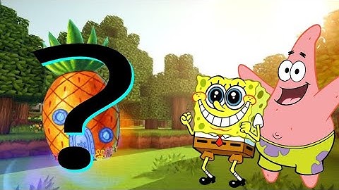 SpongeBob and Patrick lost in Minecraft | SpongeBob in minecraft animation ep3