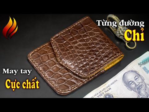Video BÓP MINI DA CÁ SẤU NHỎ GỌN XỊN NHẤT | VÍ CARD DA CÁ... - youtube