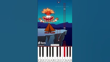 Laugh (SkinnyPale) Inside Out Animation - Octave Piano Tutorial