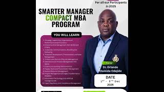 Smarter Manager Compact MBA 2025 cultivating a High Performance Mindset