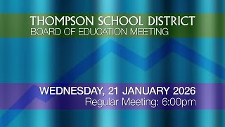 Board of Education Regular Meeting: 1.21.2026