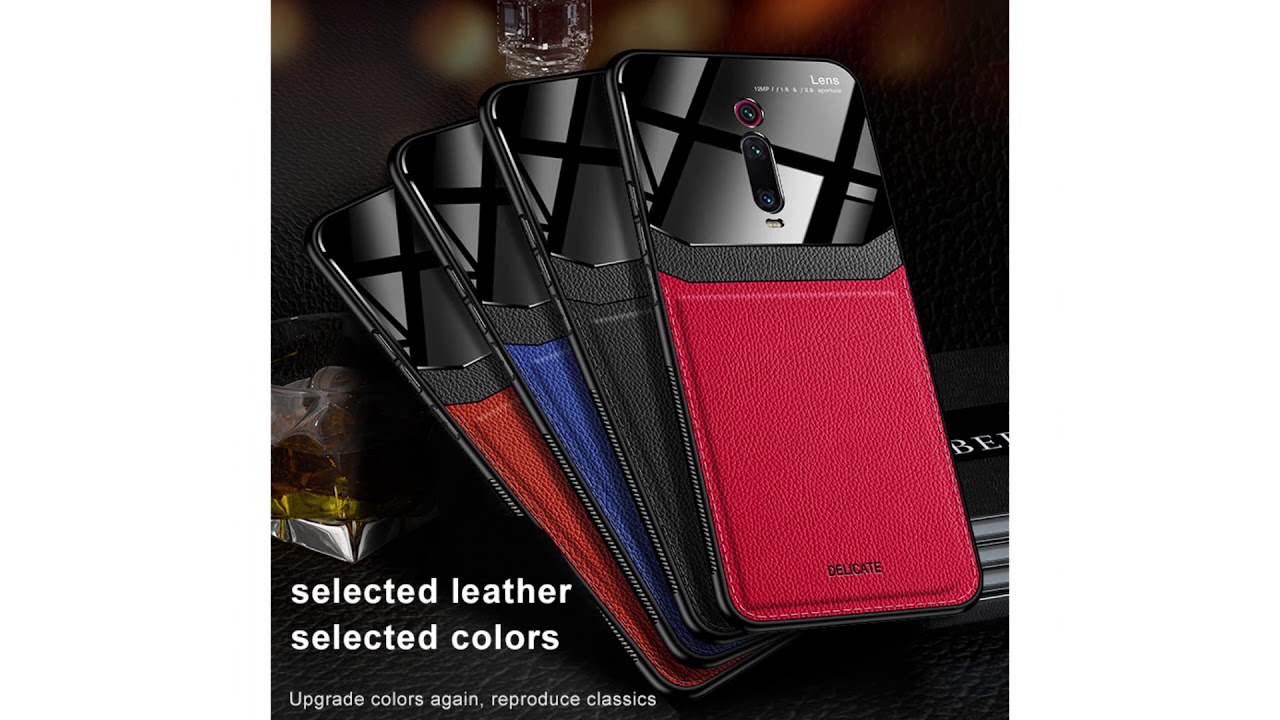 KEYSION Shockproof Case for Xiaomi Mi 9T Pro Mi 10 9 SE 8 Lite Leather