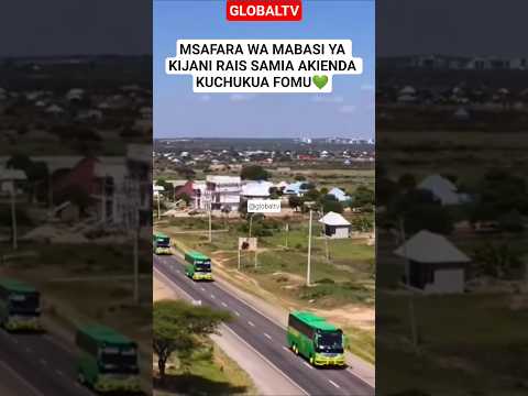 CHECK MSAFARA WA MABASI YA KIJANI RAIS SAMIA AKIENDA KUCHUKUA FOMU Breaking Globaltv Ccm
