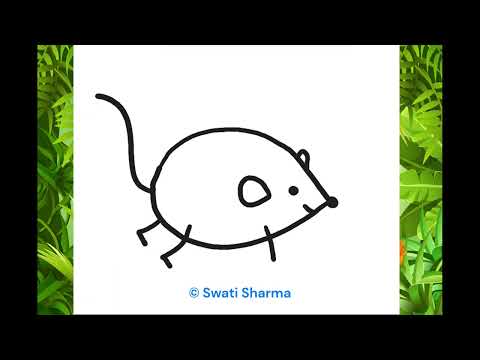 1-Minute Mouse Drawing Lesson for Grade 4 - A Multidisciplinary First Week of School Adventure! 🐭🎨