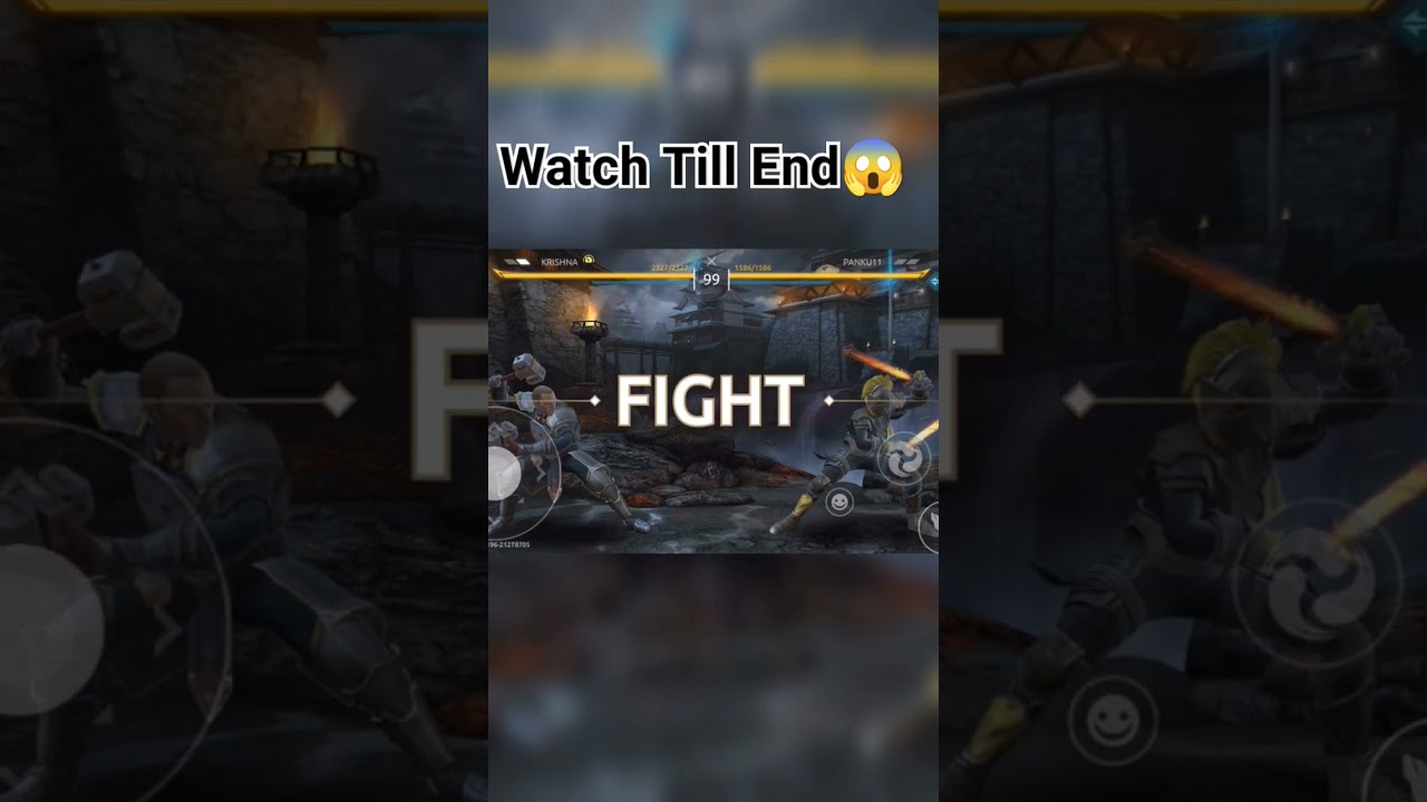 1 Vs 1 Fight With Sarge || Shadow Fight 4 #shorts #youtubeshorts #short #gaming