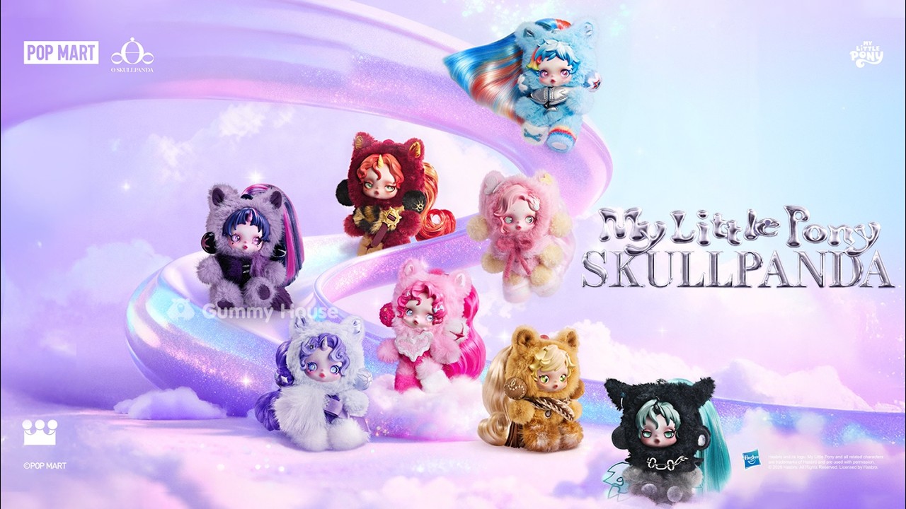 UNBOXING POP MART SKULLPANDA | My Little Pony - Plush Doll Pendant