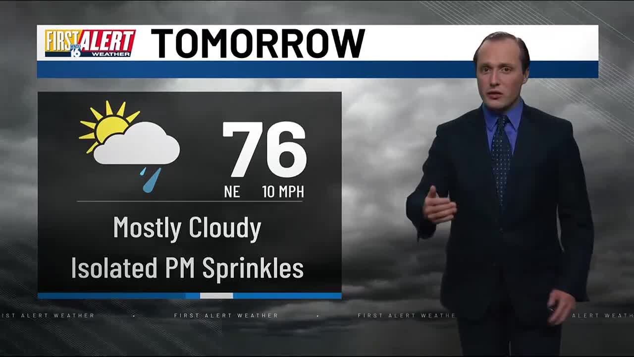 First Alert Weather: Light rain chances linger into tomorrow - YouTube