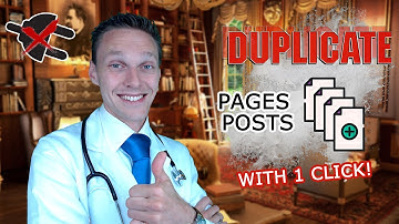 Duplicate Pages & Posts With 1 Click WITHOUT a Plugin | Learn with the WPress Doctor 👨‍🏫
