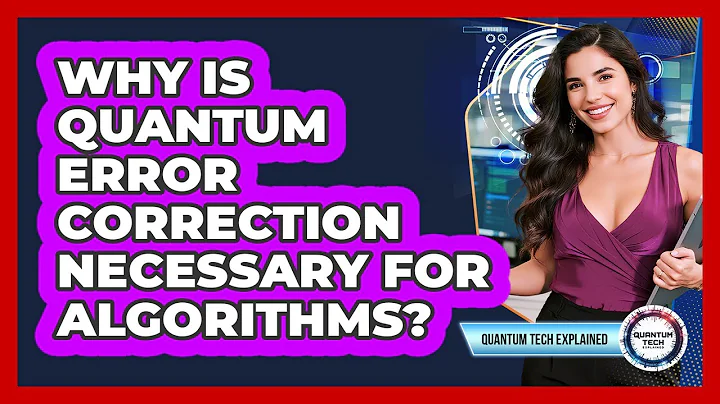 Why Is Quantum Error Correction Necessary For Algorithms?