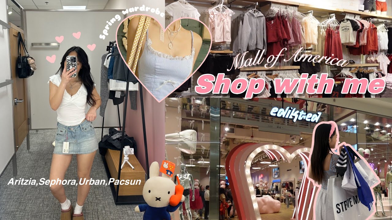 Spring Shopping at the Biggest Mall of America Vlog + Haul 2025 🛍️✨ I got kicked out…