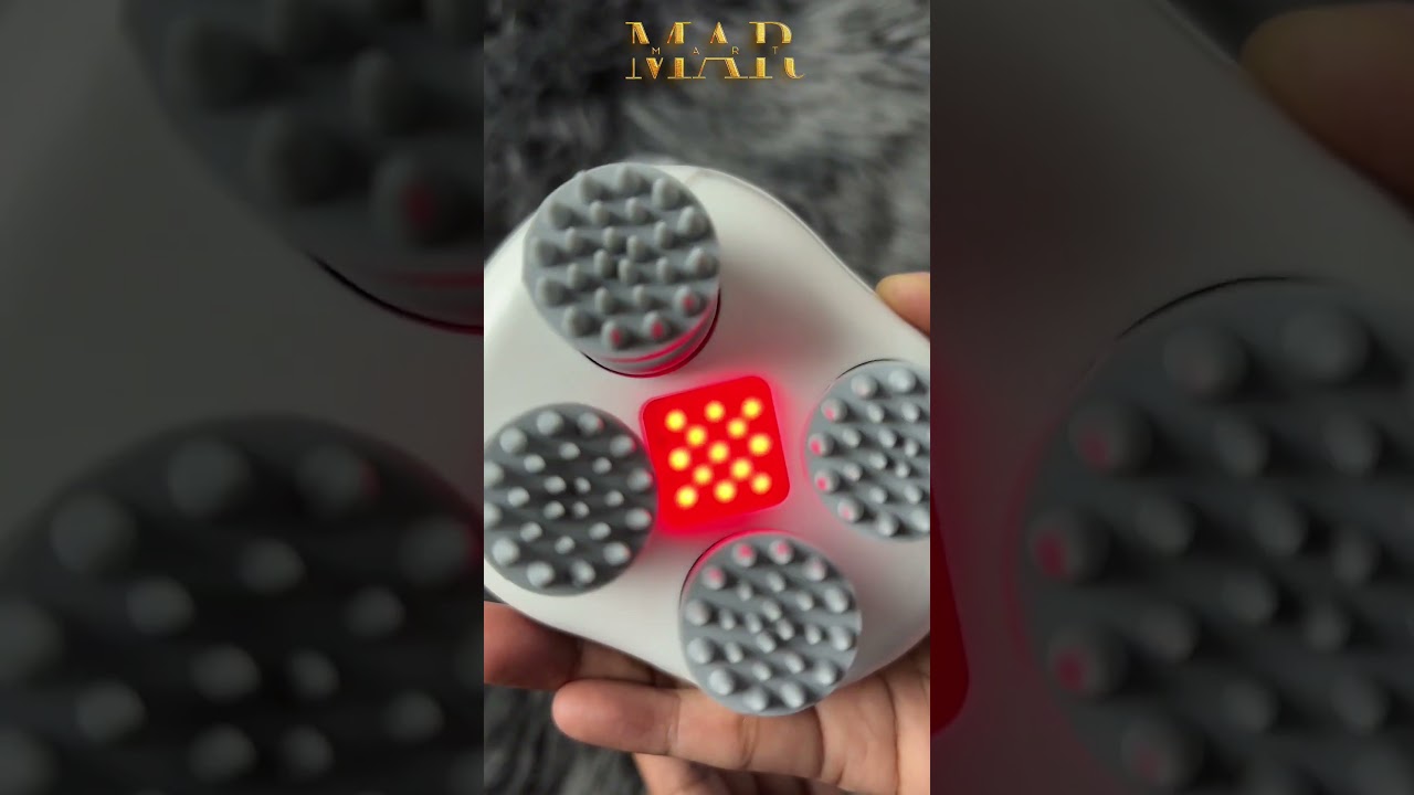 মাথা গরম? 1 মিনিটেই ঠান্ডা! Bangladesh এ Viral 13 Mini LED Smart Scalp Massager – MAR MART