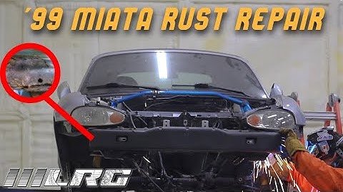 ‘99 Miata Project Rust Repair | Frame Rail Replacements