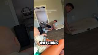 Dad Teaching Outlet Safety (TT/@aspenbrooke)