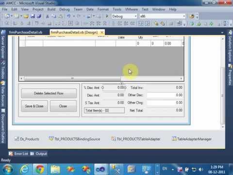 Lecture # 018c. Advance MasterDetail working with DataGridView in ...