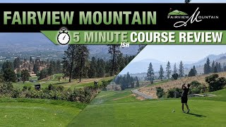Fairview Mountain Course Review In 5 Minutes(ish)