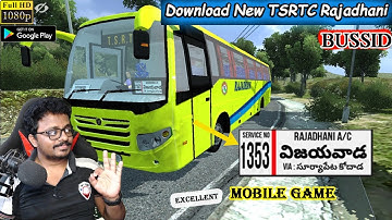 How to Download TSRTC Rajadhani Bus Mod in Bus Simulator Indonesia
