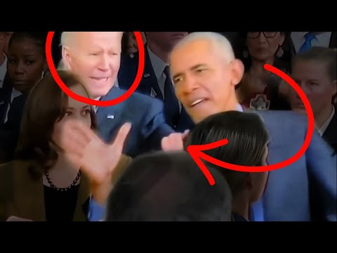 Obama Ignores Biden's Desperate Shoulder Grab: Viral Moment Of Public Humiliation
