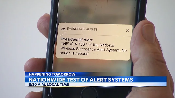 Nationwide emergency alert test happening Oct. 4