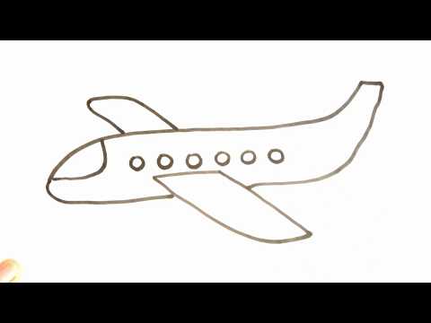 Видео: Как се рисува самолет