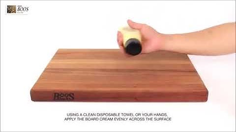 John Boos: How to Renew the Surface of Your Cutting Board