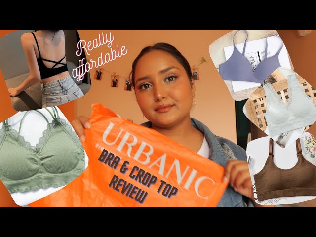 URBANIC Lingerie or crop top haul FOR Heavy breast