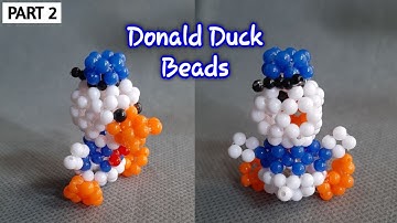 Donald Duck Beads Tutorial Part 2 // DIY BEADS // Tutorial Manik - Manik Boneka Donald Bebek