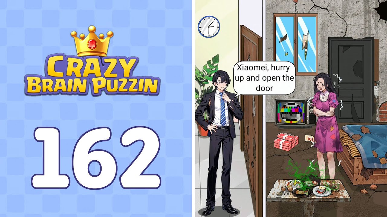 Crazy Brain Puzzle Level 162 Fix & Flirt - YouTube