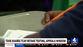 TDOE shares TCAP retake testing, appeals window
