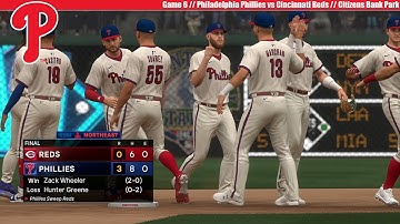 MLB The Show 24 | Philadelphia Phillies vs Cincinnati Reds | Game 6