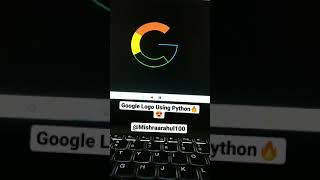 Google Logo Using Python #shorts Wealth