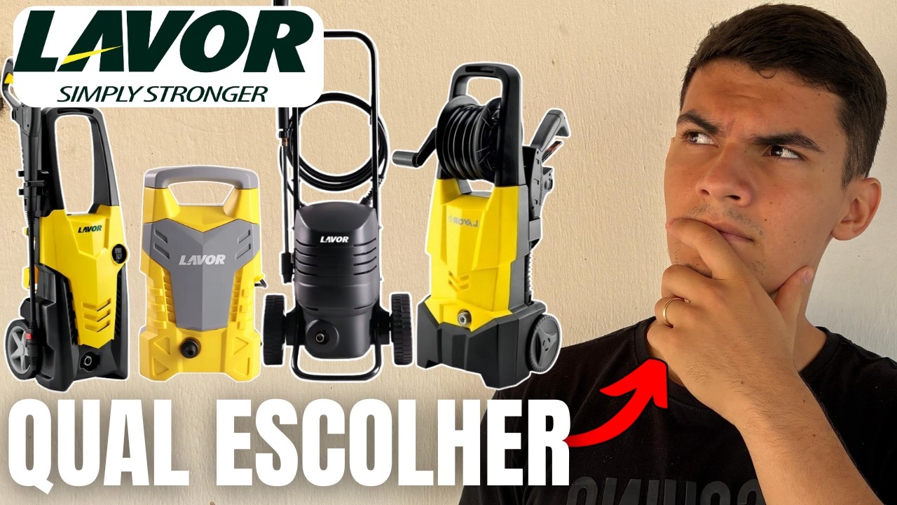 lavor vap Guia Completo: Lavadoras de Alta Pressão LAVOR – Falei de TODAS do uso  Doméstico ao Profissional!
