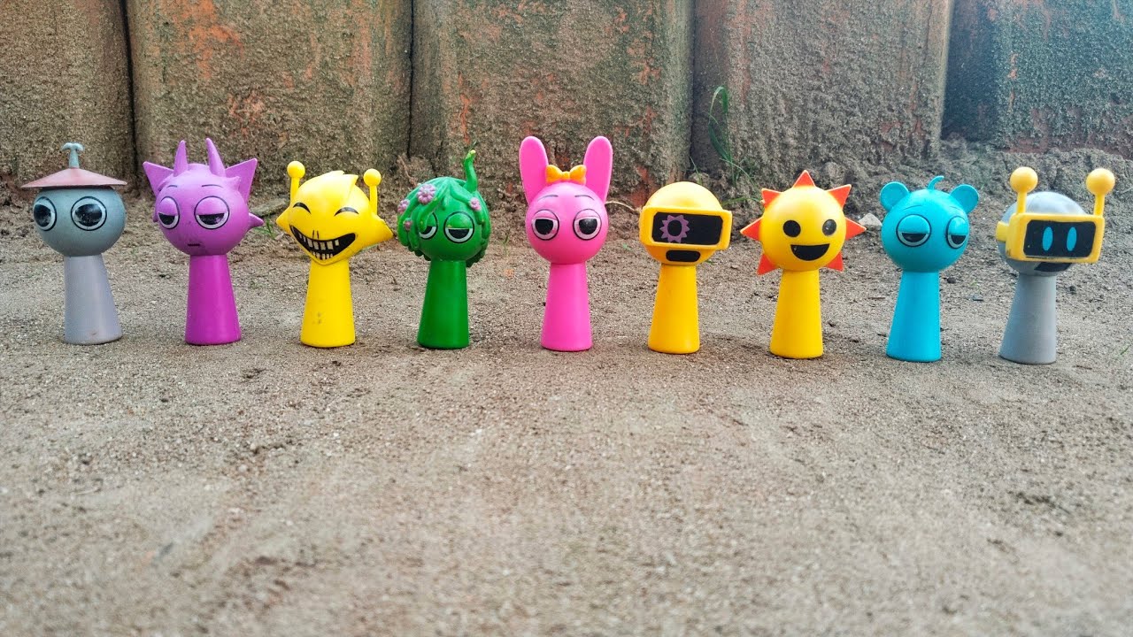 Set Di Costruzioni Sprunki Incredibox 20-in-1, Personaggi Oren, Raddy, Clukr, Fun Bot, Età 16+