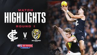 Carlton v Richmond highlights | Round 1, 2024 | AFL screenshot 5