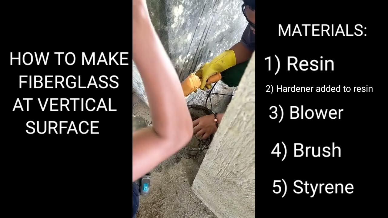 How to Make Fiberglass at Vertical Surface Fiberglass Building YouTube