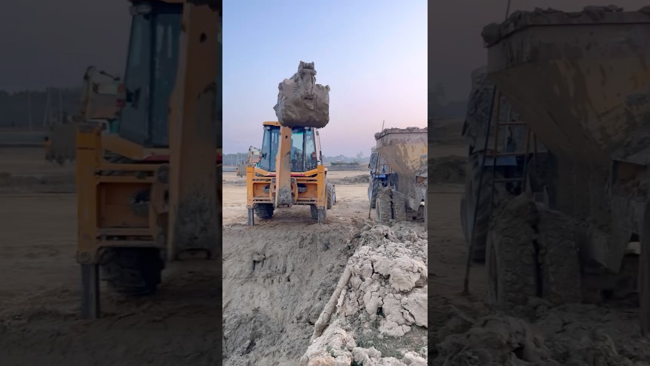 JCB Loading Tractor Trolley| Machine PowerDesi Heavy Work 