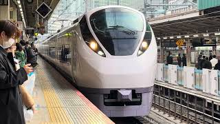 E657系0番台K-15編成特急ひたち17号いわき行きがJR東京駅7番線に入線するシーン 2026.3.6