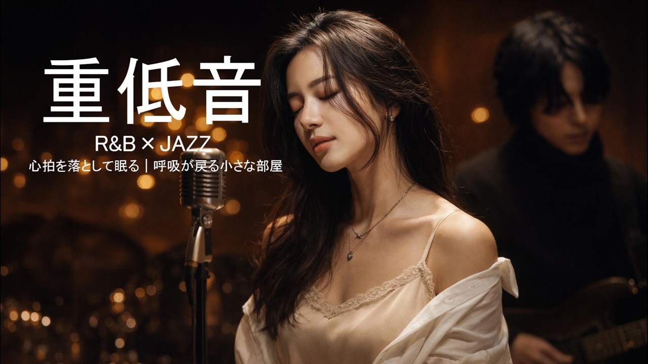 重低音 Lo-Fi R&B×JAZZ｜心拍を落として眠る｜呼吸が戻る小さな部屋｜休む夜のBGM｜作業用BGM