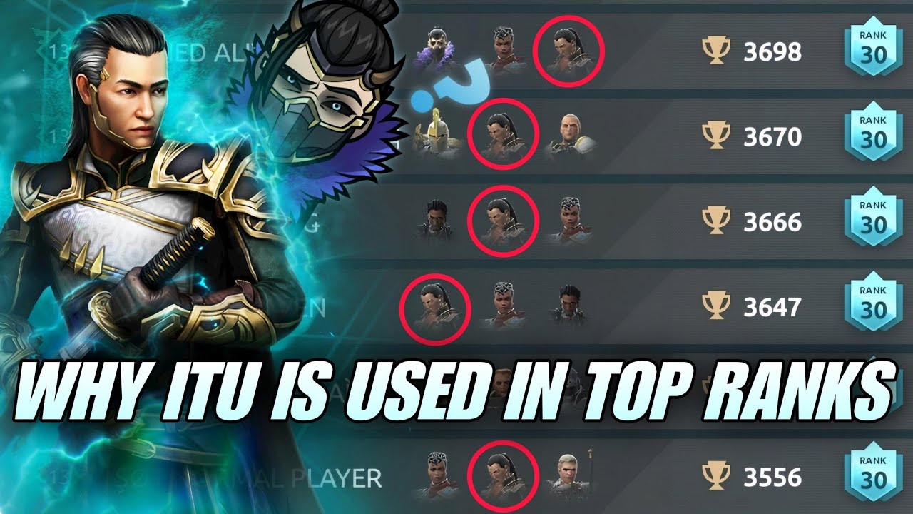 Why do top-ranked players use ITU in leaderboard matches? 🤨💥 | Strongest Hero in Shadow Fight 4 ☠️🔥