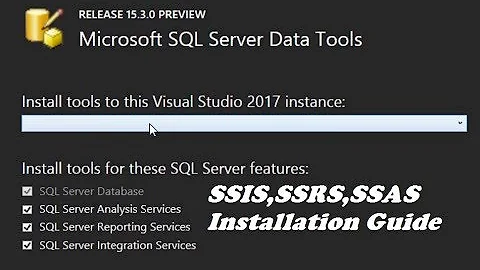 How To Download & Install SQL Server Data Tools For Visual Studio 2017 Updates